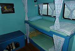 twin bed cabin